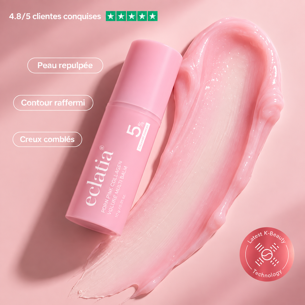 Baume Multi-Usages PDRN & Collagène Rose | ÉCLATIA Paris